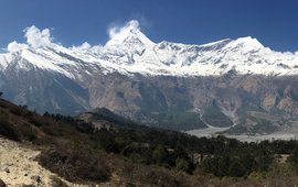 Himalaya Gebirge, schneebedeckt