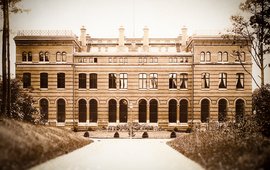 Historisches Foto vom Gebäude A17, Helmert-Haus.