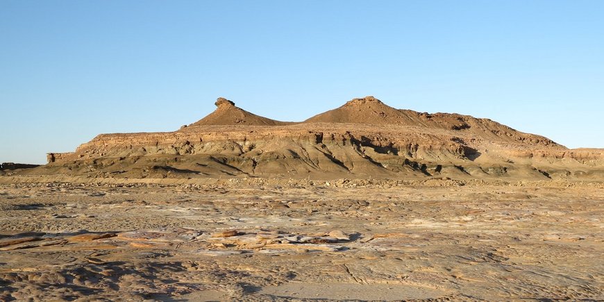 Blick vom Zentrum der Sabkha nach Norden