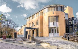 The Column Forum and the main building of GFZ