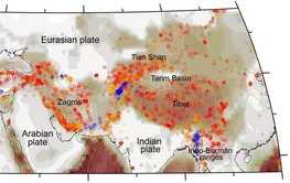 Tektonik, Krustenmächtigkeit und Erdbeben entlang der Alpinen Himalayan Kollsionszone