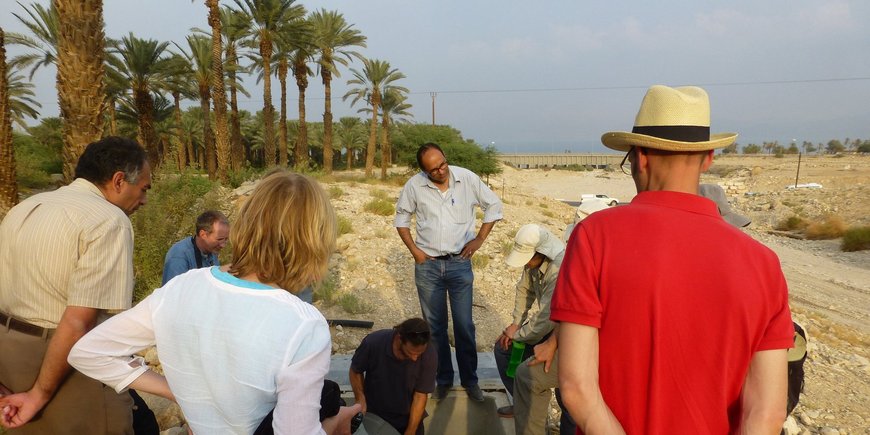 PALEX Feldschule zum Monitoring im Wadi Ghar/Arugot.