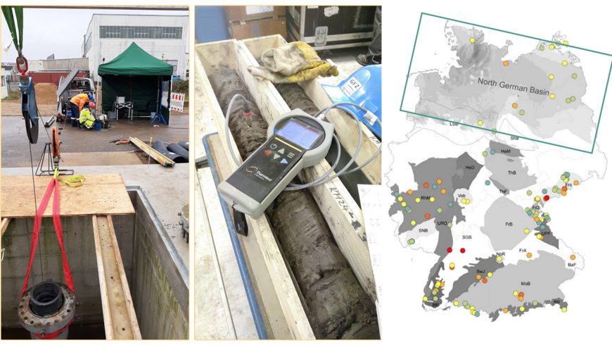 Anarbeitung grundlegender geothermiscehr Parameter: Wärmestrommessungen in Norddeutschland