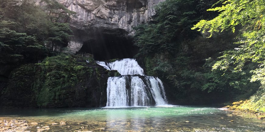 The source of the Lison, France