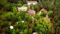 Aerial view of Niemegk observatory area.