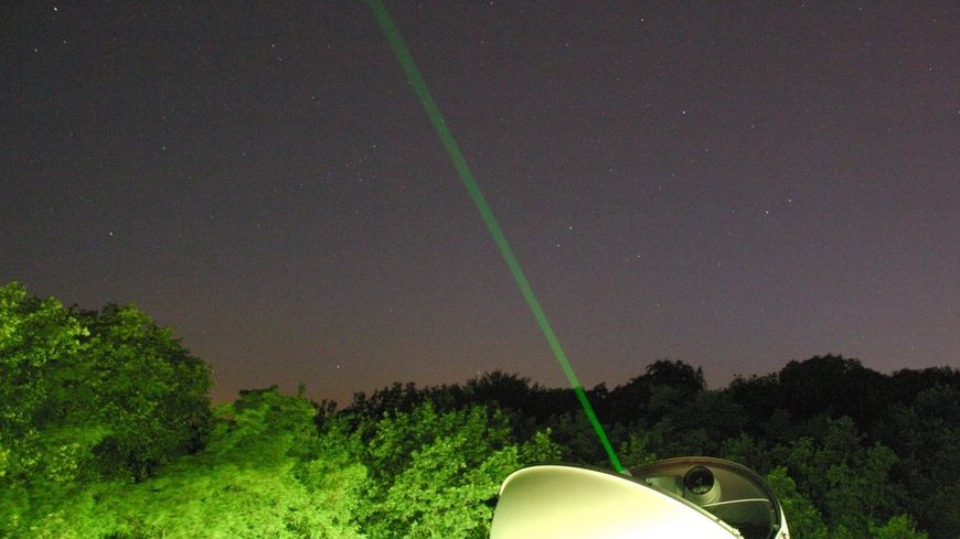 SLR Station Potsdam during nighttime operation