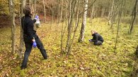 Probenahme im Klockenbruch, Serrahner Teil des Müritz Nationalparks