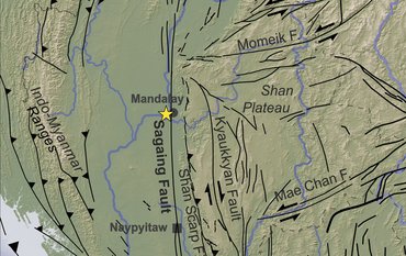 Map of the area (excerp of fig.1)