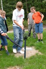 Schülerversuch auf der Messwiese