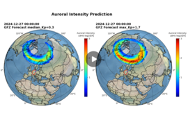 Teaser image of the auroral activity forecast